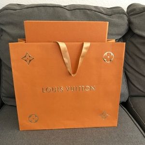 Louis Vuitton box with bag